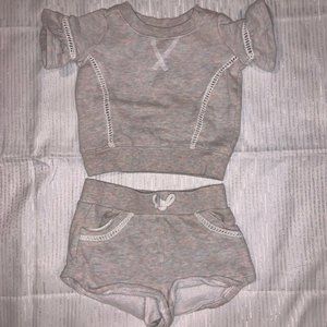 Janie and Jack sweat suit set 3-6m